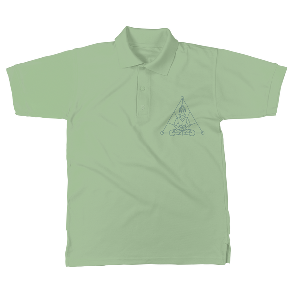 Zen Meditation-01 ﻿Classic Adult Polo Shirt