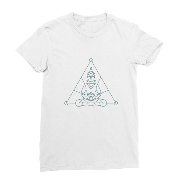 Zen Meditation-01 ﻿Classic Women's T-Shirt