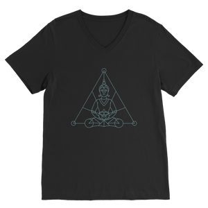 Zen Meditation-01 ﻿Premium V-Neck T-Shirt