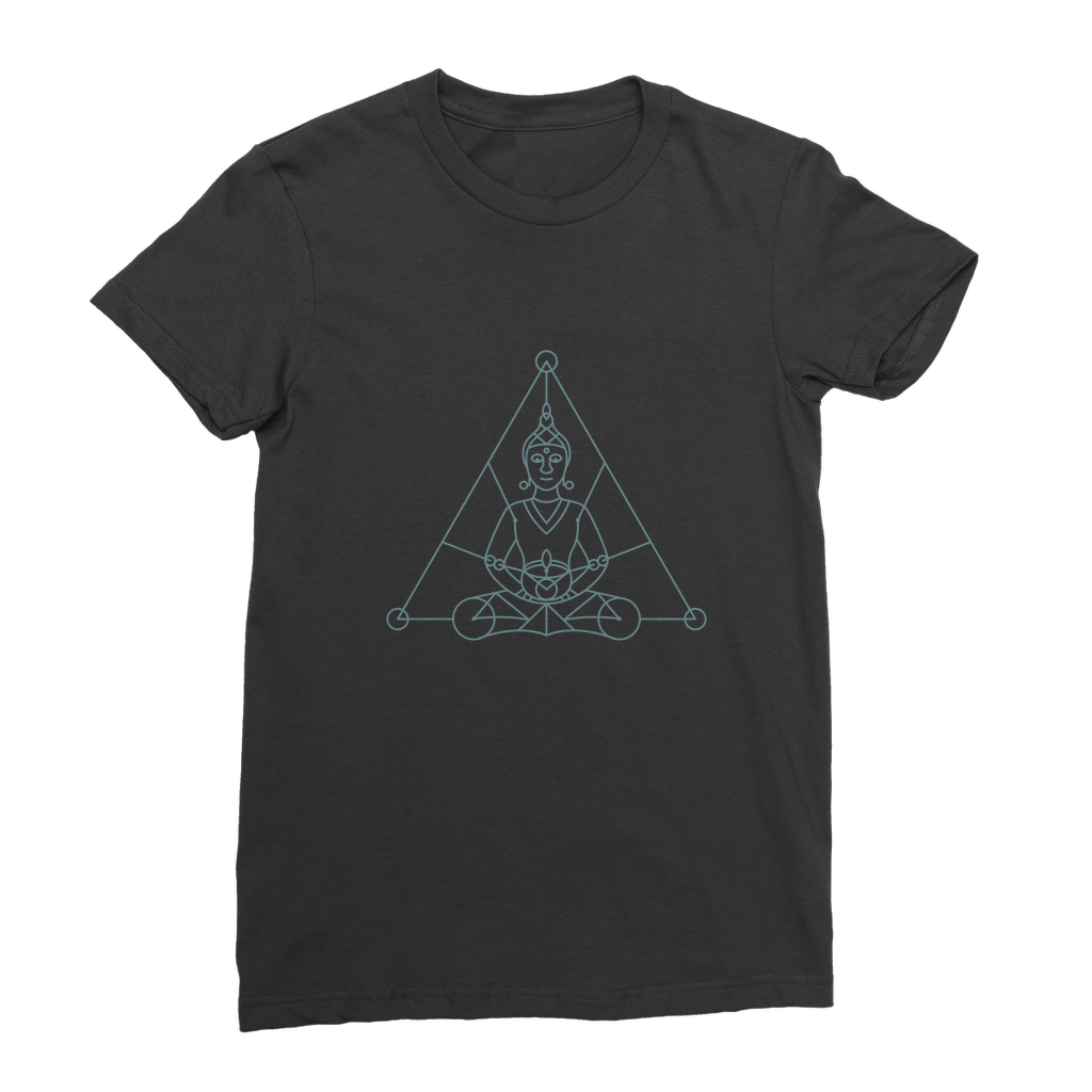 Zen Meditation-01 ﻿Premium Jersey Women's T-Shirt