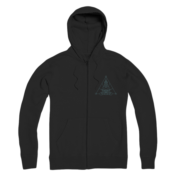 Zen Meditation-01 ﻿Premium Adult Zip Hoodie