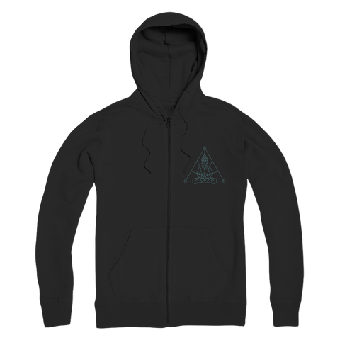 Zen Meditation-01 ﻿Premium Adult Zip Hoodie