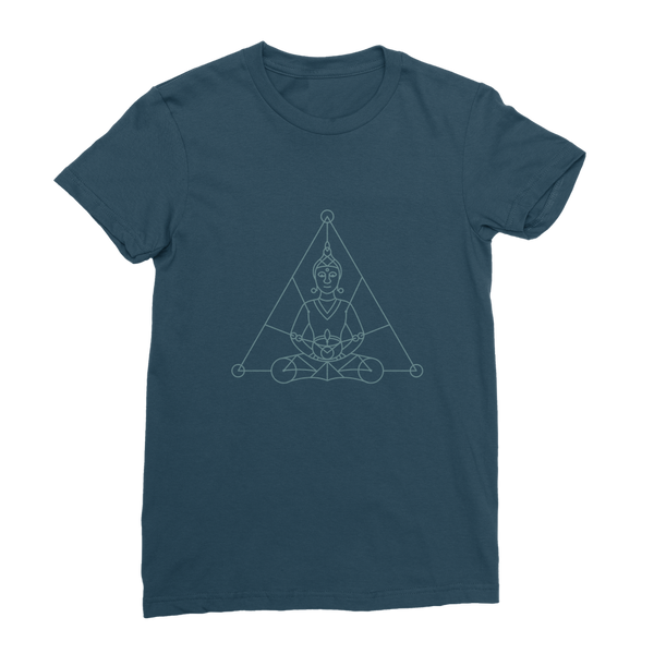 Zen Meditation-01 ﻿Classic Women's T-Shirt