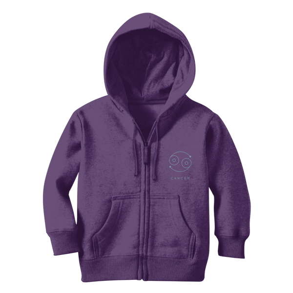 cancer-01 ﻿Classic Kids Zip Hoodie