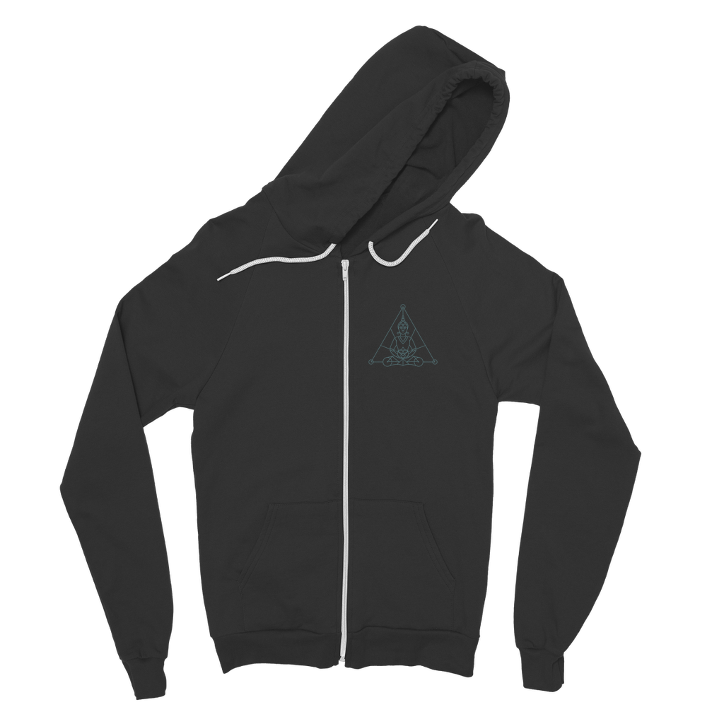 Zen Meditation-01 ﻿Classic Adult Zip Hoodie