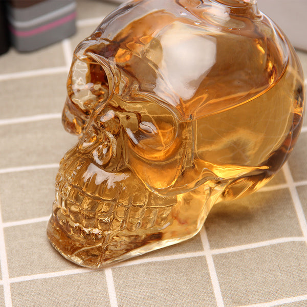 1Pcs Crystal Skull Head Shot Glass Party Transparent Champagne Cocktails Beer Coffee Wine Bottle Doomed Drinkware Halloween Gift