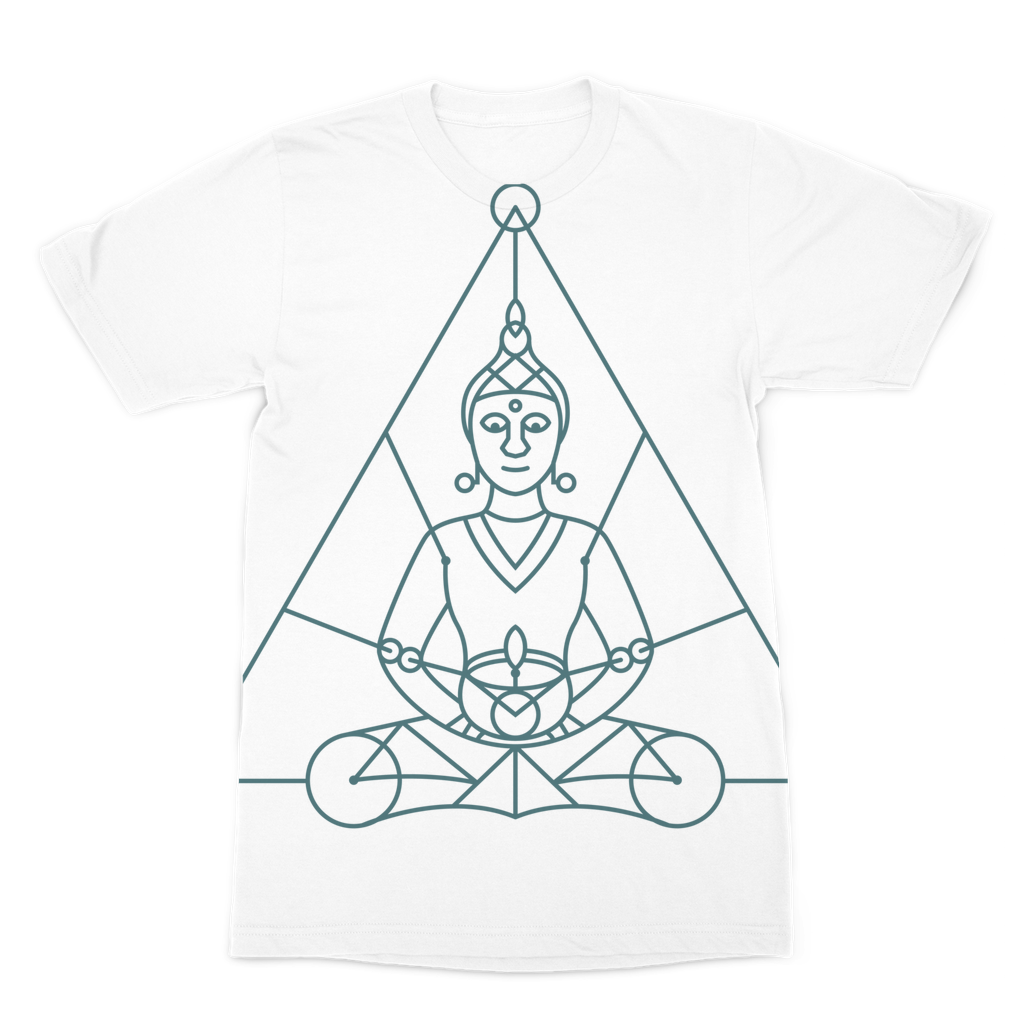 Zen Meditation-01 ﻿Premium Sublimation Adult T-Shirt