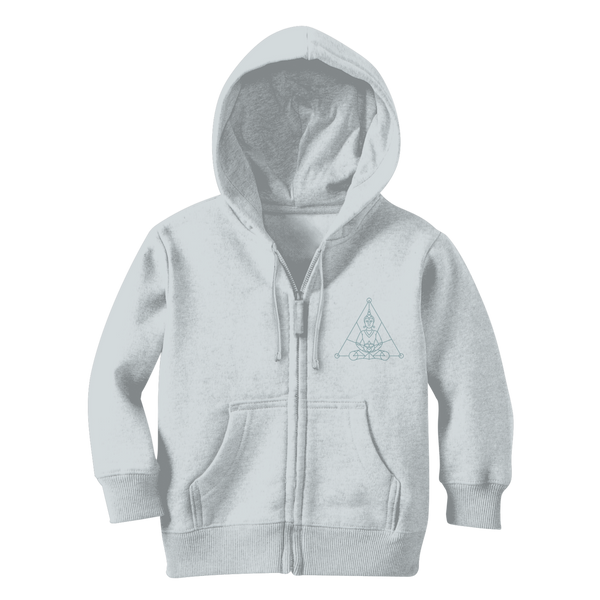 Zen Meditation-01 ﻿Classic Kids Zip Hoodie