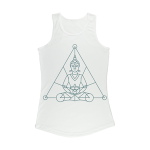 Zen Meditation-01 ﻿Women Performance Tank Top