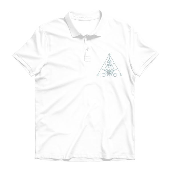 Zen Meditation-01 ﻿Premium Adult Polo Shirt