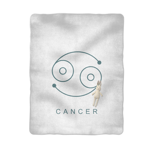 cancer-01 ﻿Sublimation Baby Blanket