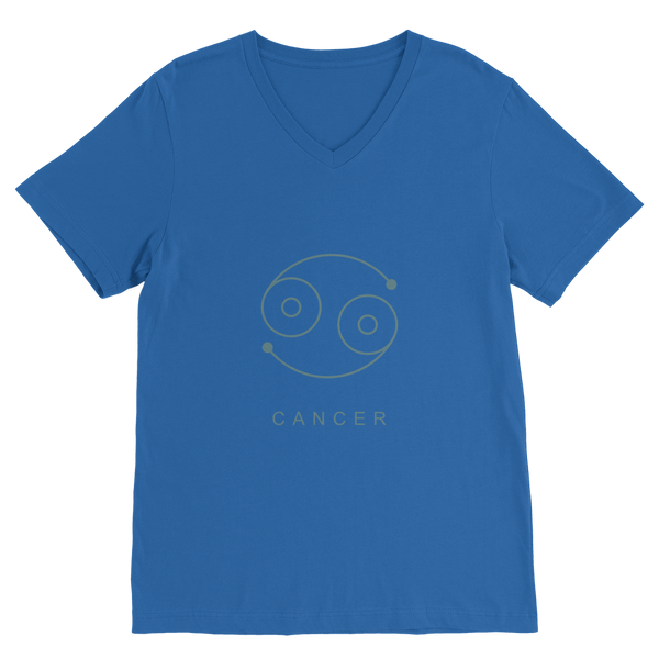 cancer-01 ﻿Premium V-Neck T-Shirt