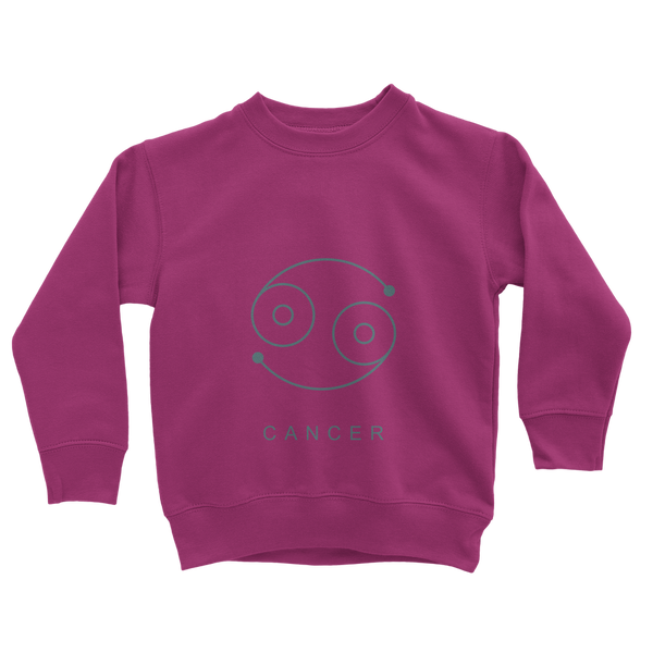 cancer-01 ﻿Classic Kids Sweatshirt