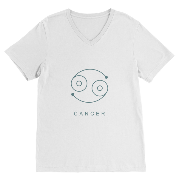 cancer-01 ﻿Classic V-Neck T-Shirt