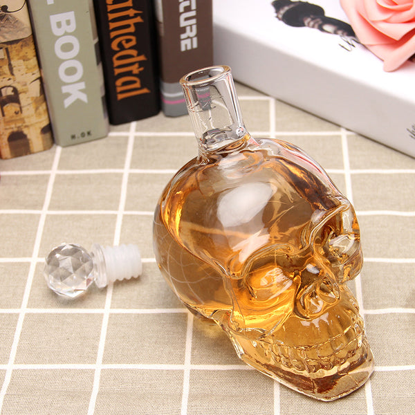 1Pcs Crystal Skull Head Shot Glass Party Transparent Champagne Cocktails Beer Coffee Wine Bottle Doomed Drinkware Halloween Gift