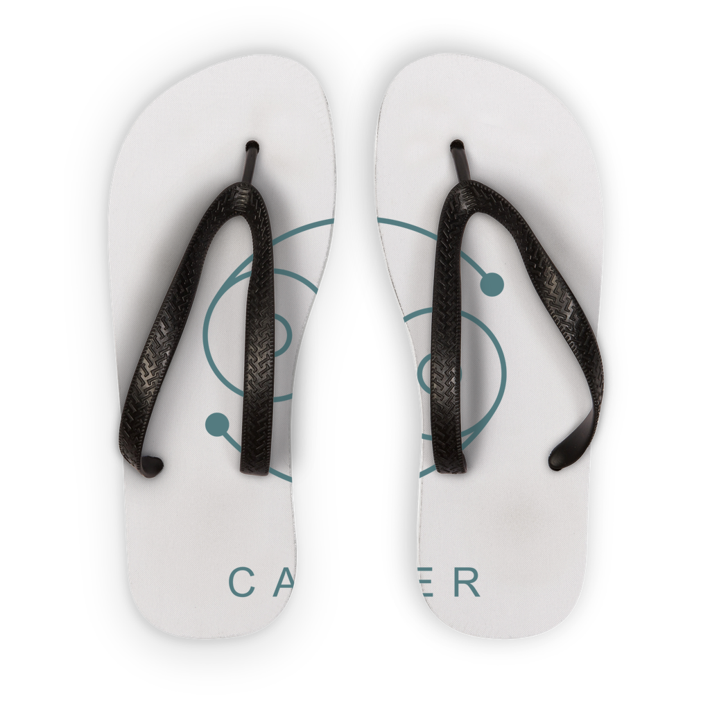 cancer-01 ﻿Adult Flip Flops