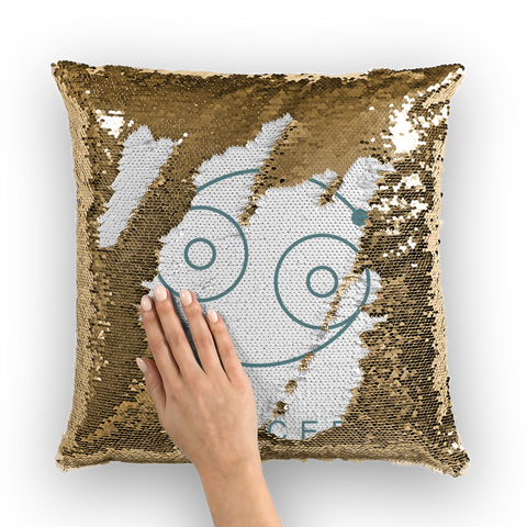 cancer-01 ﻿Sequin Cushion Cover