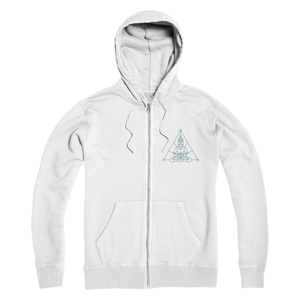 Zen Meditation-01 ﻿Premium Adult Zip Hoodie