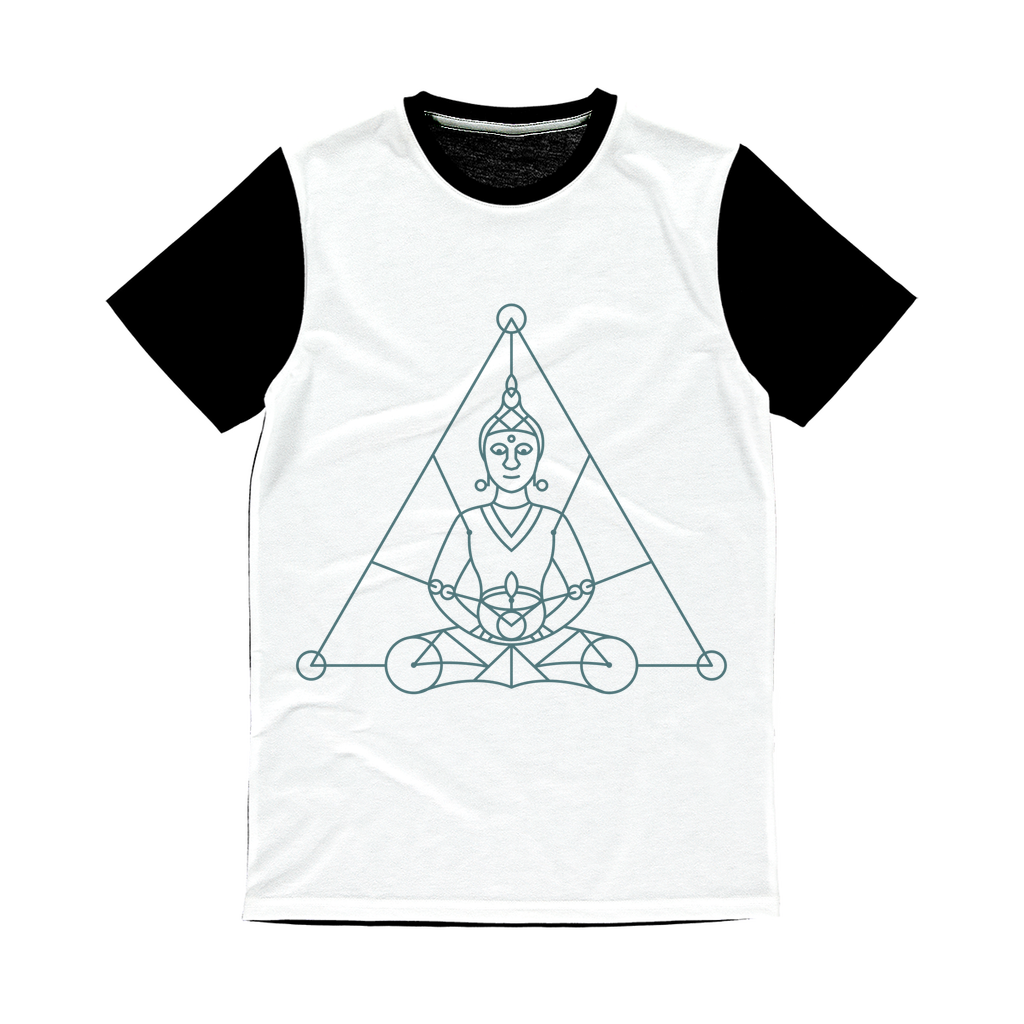 Zen Meditation-01 ﻿Classic Sublimation Panel T-Shirt