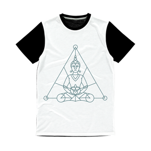 Zen Meditation-01 ﻿Classic Sublimation Panel T-Shirt