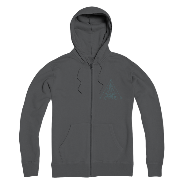 Zen Meditation-01 ﻿Premium Adult Zip Hoodie