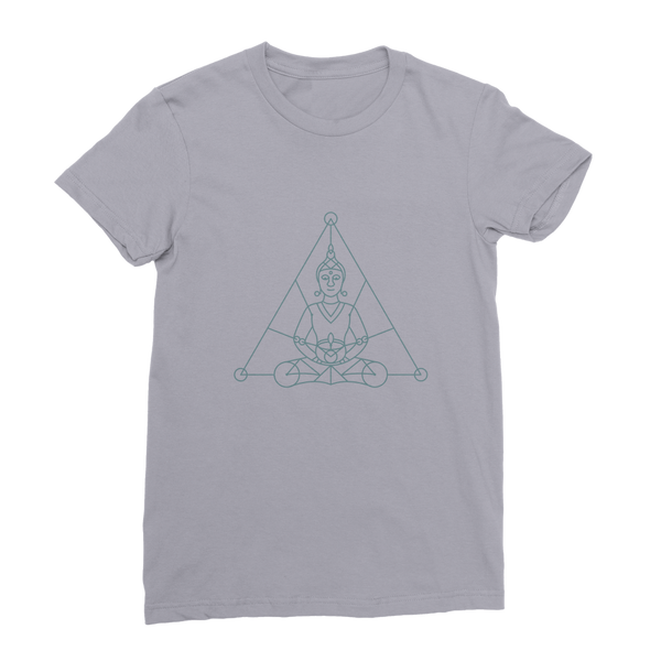 Zen Meditation-01 ﻿Premium Jersey Women's T-Shirt