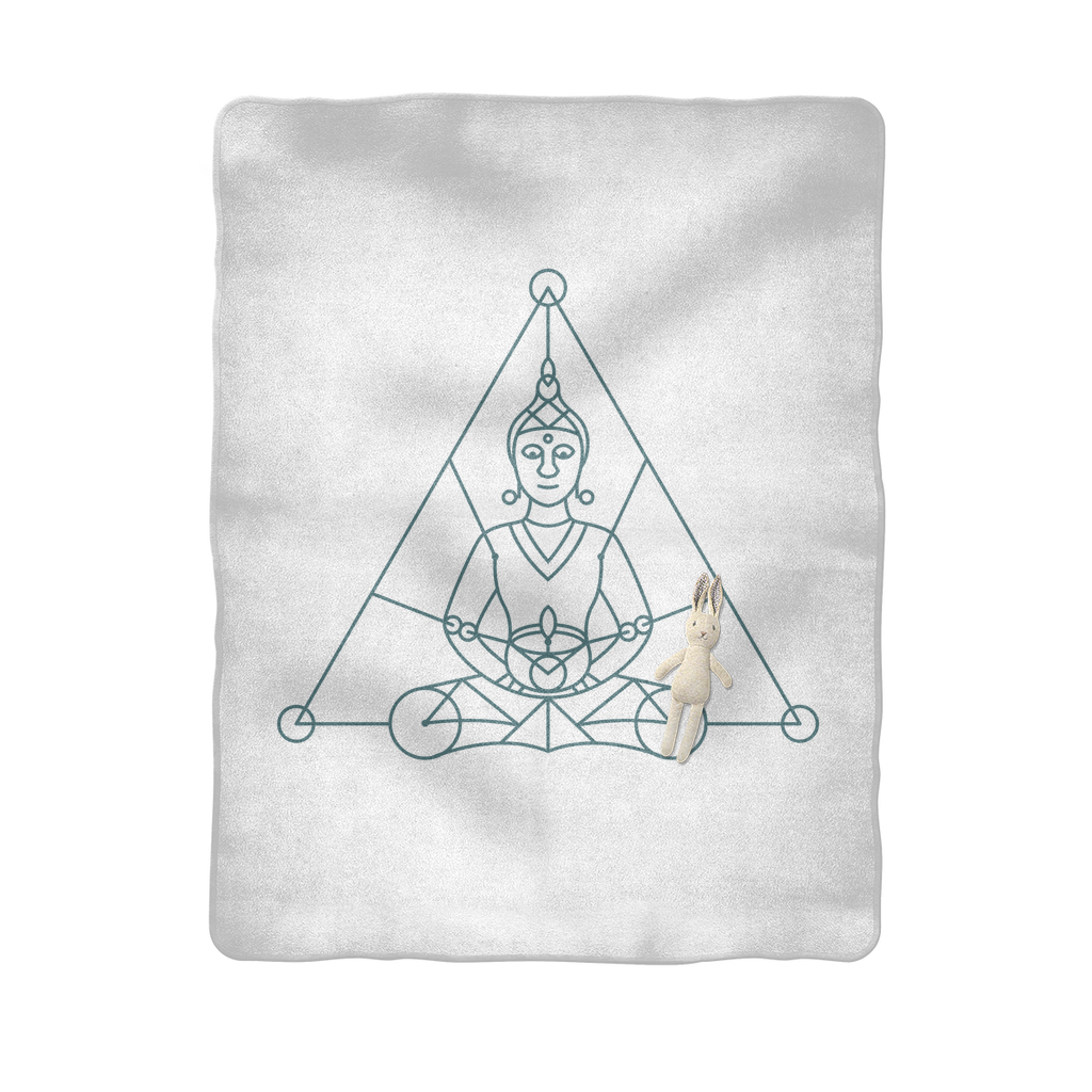 Zen Meditation-01 ﻿Sublimation Baby Blanket