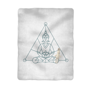 Zen Meditation-01 ﻿Sublimation Baby Blanket