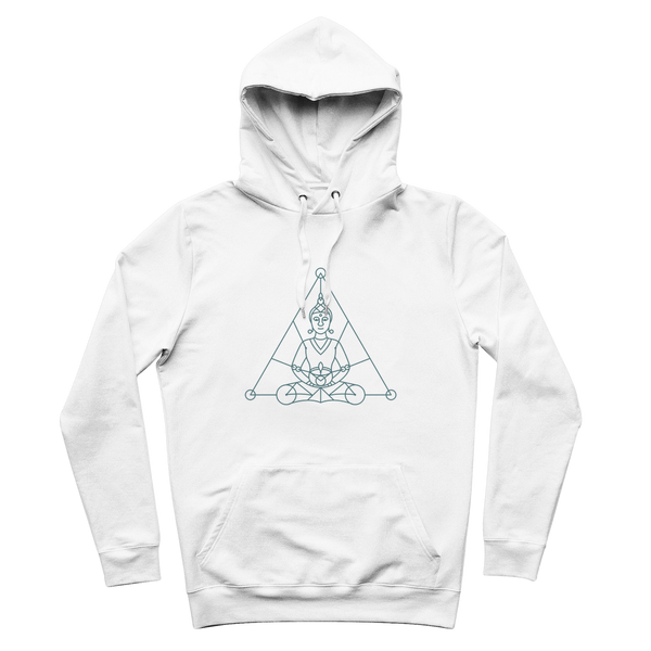 Zen Meditation-01 ﻿Premium Adult Hoodie