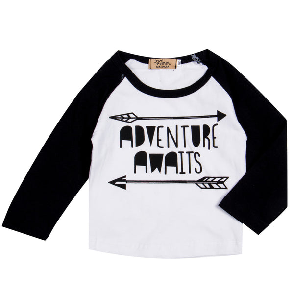 2016 New 0-18M Newborn Baby Boys Girls Clothes Long Sleeve Cotton T-shirt Tops Pants Hat 3PCS Outfit Toddler Kids Clothing Set
