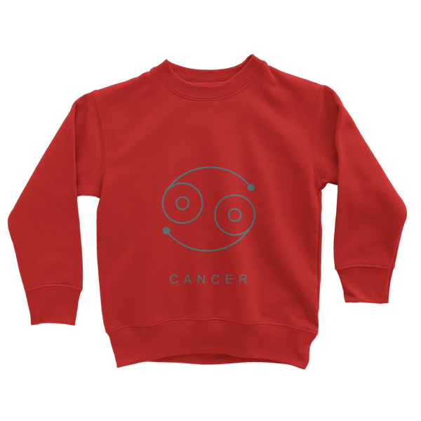 cancer-01 ﻿Classic Kids Sweatshirt