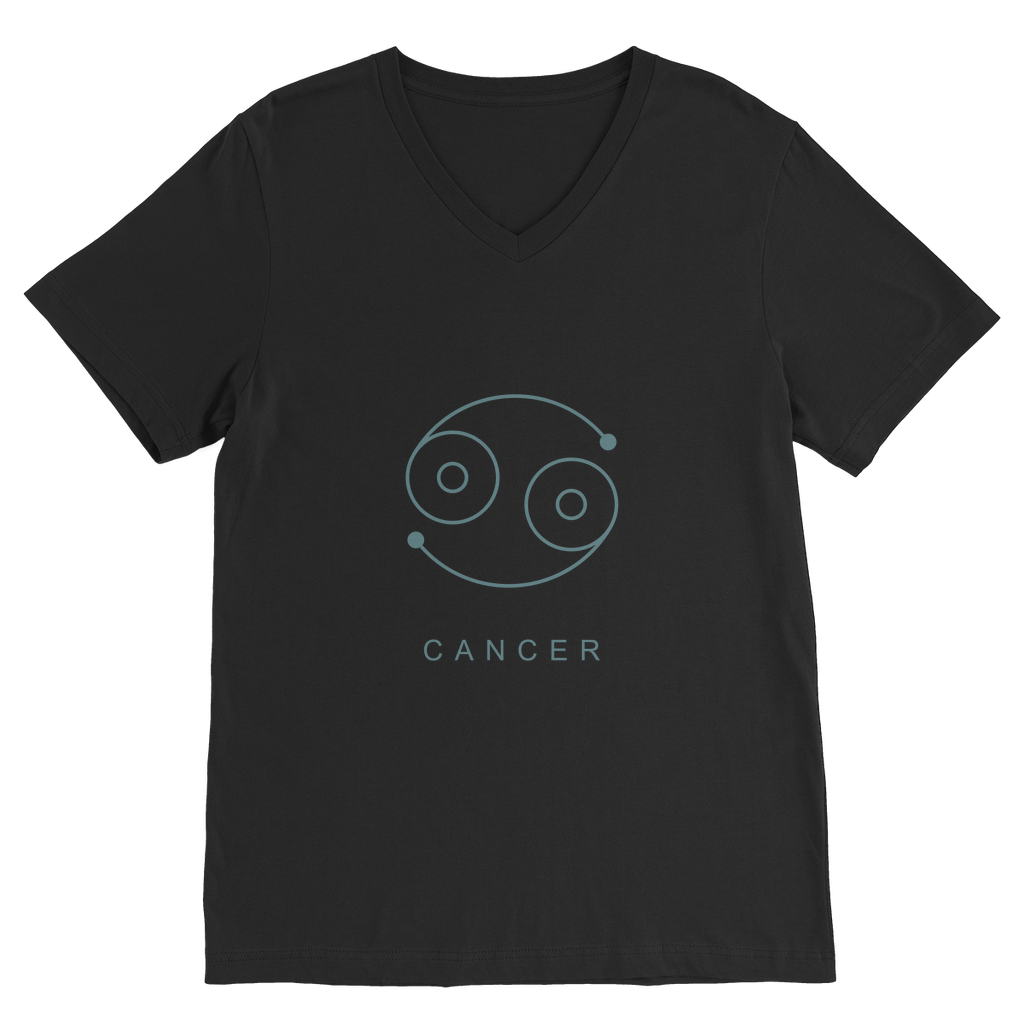 cancer-01 ﻿Classic V-Neck T-Shirt