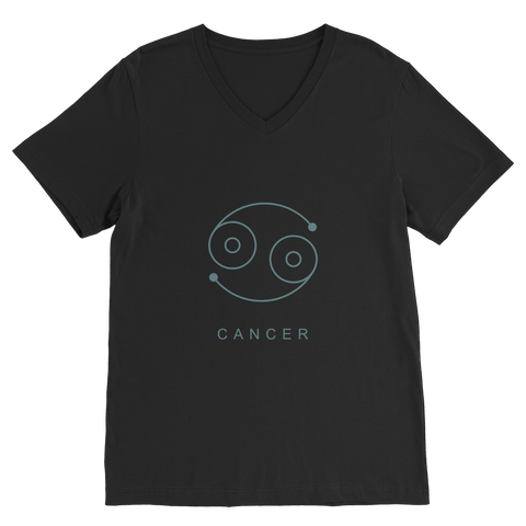 cancer-01 ﻿Classic V-Neck T-Shirt