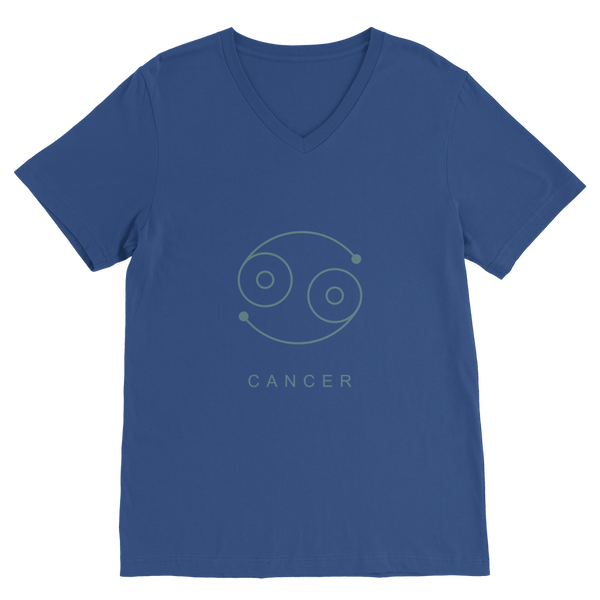 cancer-01 ﻿Classic V-Neck T-Shirt