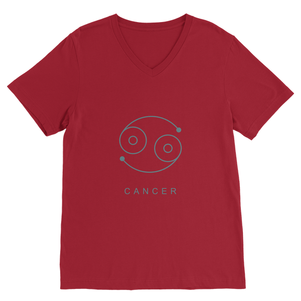 cancer-01 ﻿Premium V-Neck T-Shirt