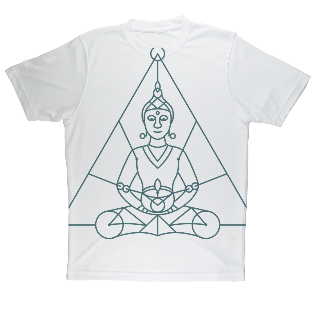 Zen Meditation-01 ﻿Sublimation Performance Adult T-Shirt