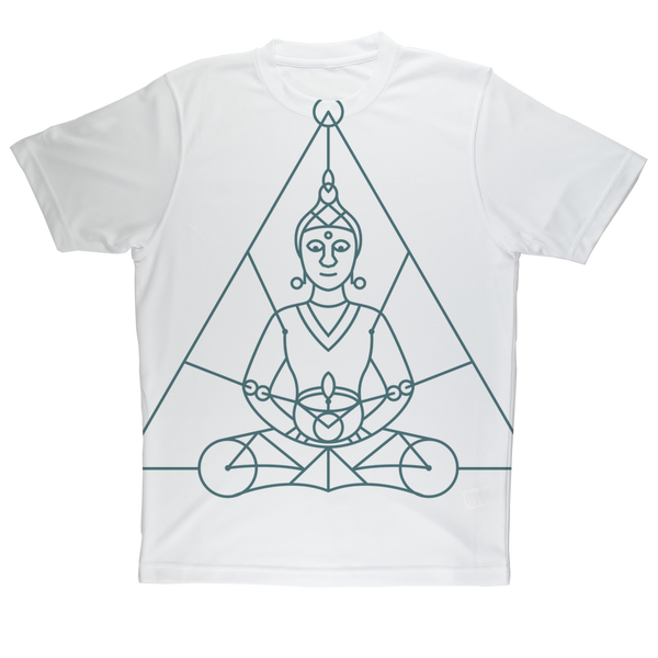 Zen Meditation-01 ﻿Sublimation Performance Adult T-Shirt