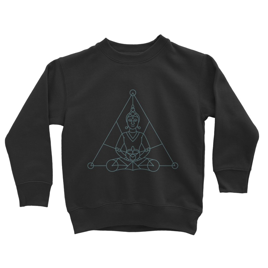 Zen Meditation-01 ﻿Classic Kids Sweatshirt