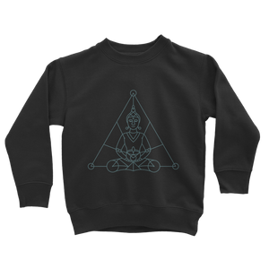 Zen Meditation-01 ﻿Classic Kids Sweatshirt