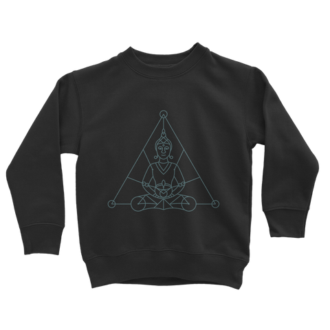 Zen Meditation-01 ﻿Classic Kids Sweatshirt