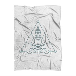 Zen Meditation-01 ﻿Sublimation Adult Blanket