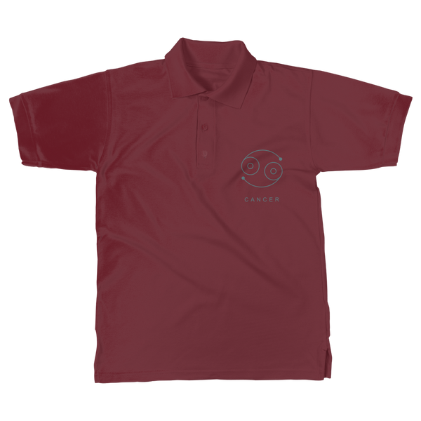 cancer-01 ﻿Classic Adult Polo Shirt