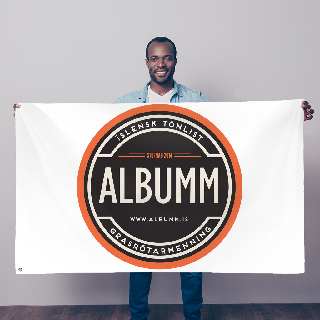 albumm-logo-net ﻿Sublimation Flag