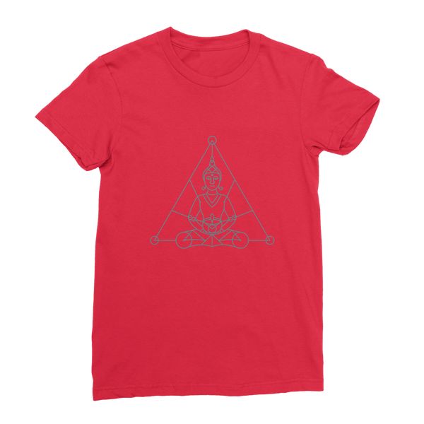 Zen Meditation-01 ﻿Premium Jersey Women's T-Shirt