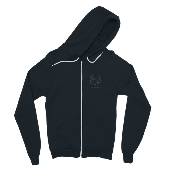 cancer-01 ﻿Classic Adult Zip Hoodie